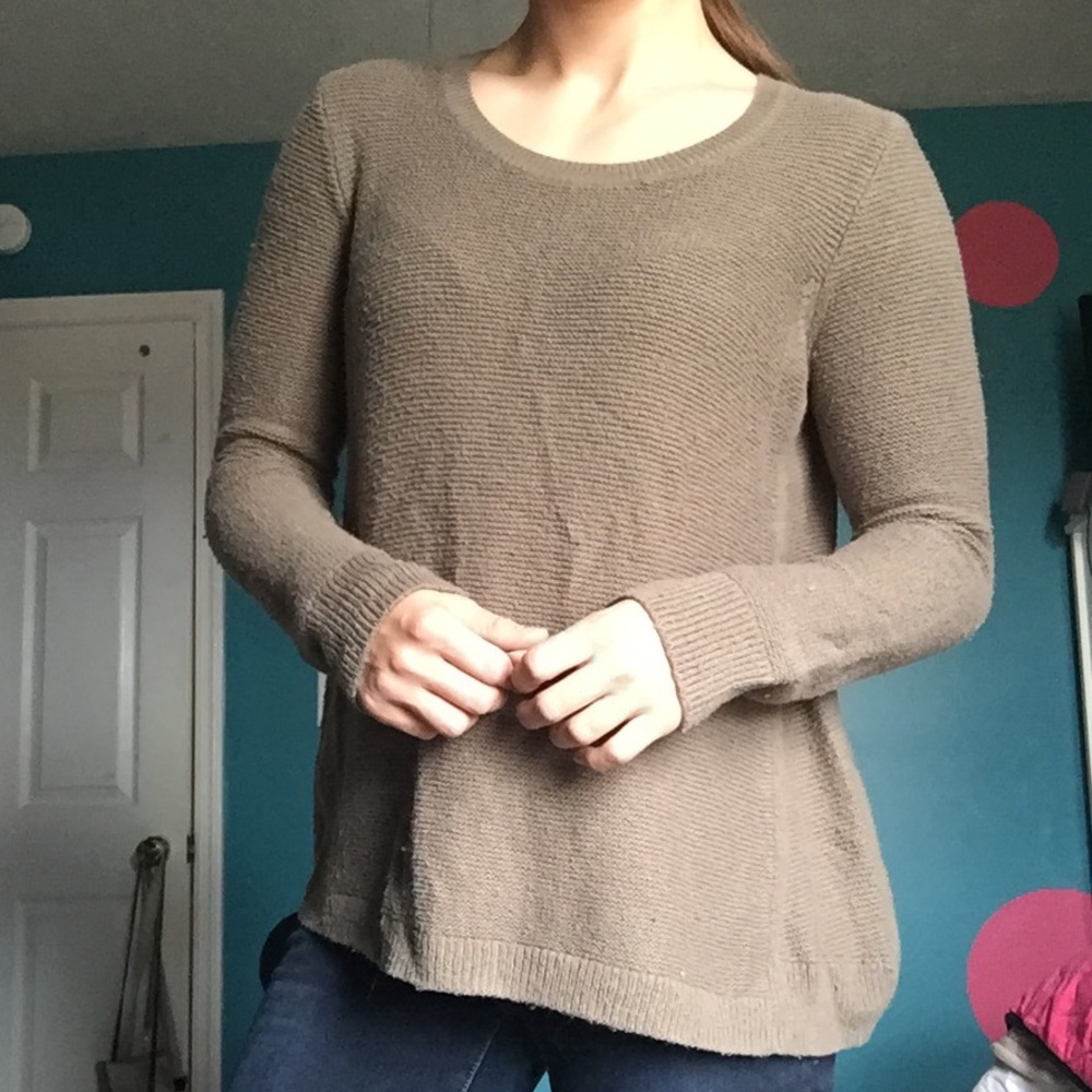 Madewell olive green sweater